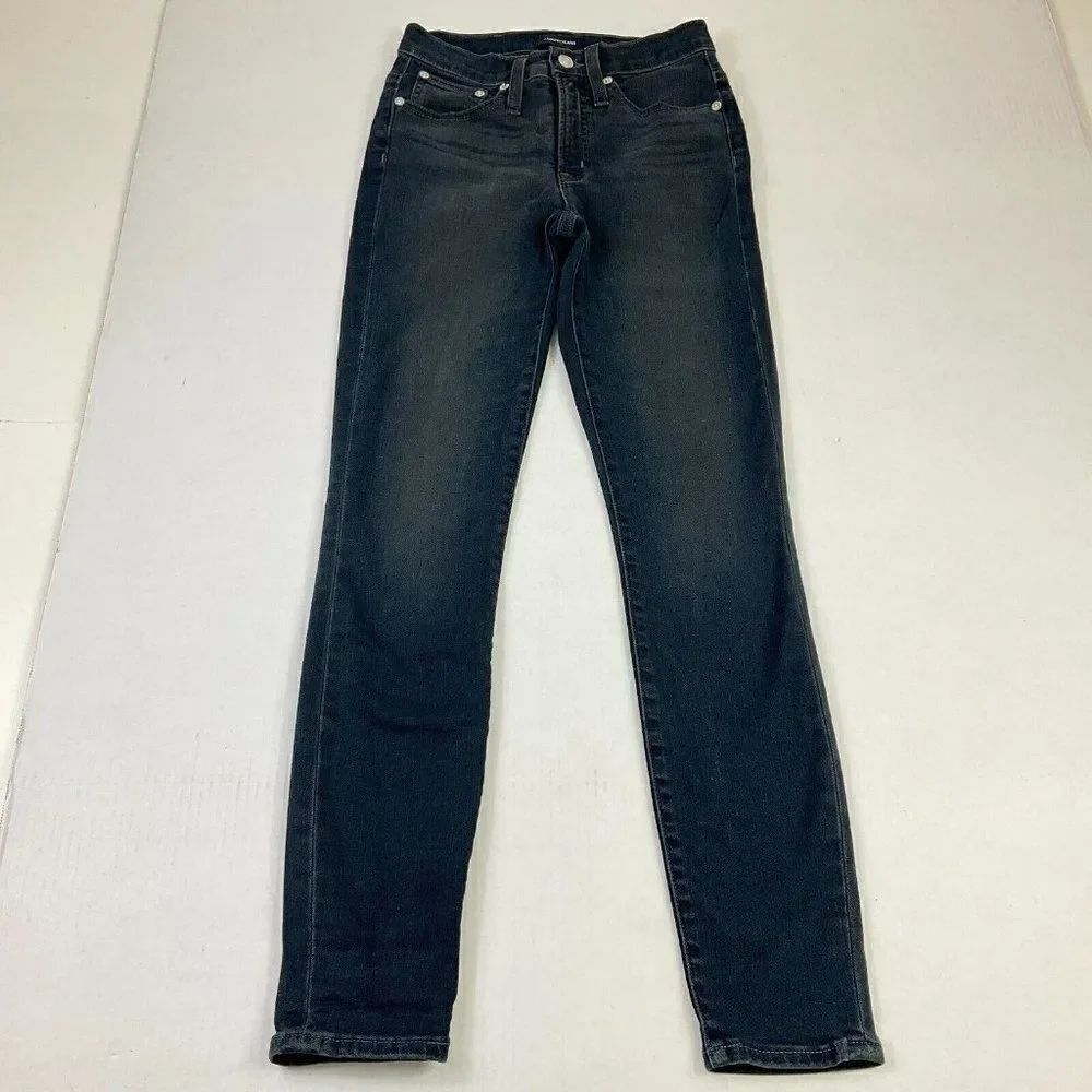 J.Crew Womens 9" High Rise Toothpick Skinny Jeans Blue Stretch Denim Size 24